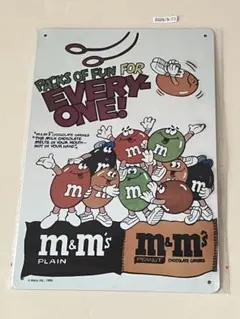 M&M's ブリキ看板 インテリア