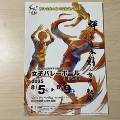 インターハイ女子バレーボール2025パンフレット