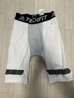 adidas アディダス ハーフタイツ コンプレッション ホワイト サイズXL