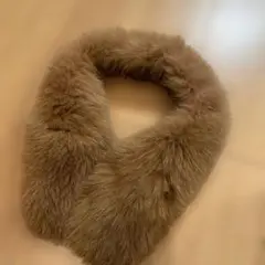 SAGA FOX ファー マフラー ブラウン日本製 フォックス ティペット