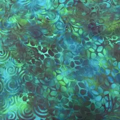 輸入生地 QT Effervescence グリーン