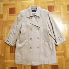 ピーコート　ダブル　ベージュ　9号　M～Lサイズ