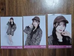 乃木坂46 生写真 オーバージャケット＋キャップ　 佐藤璃果　3種コンプ