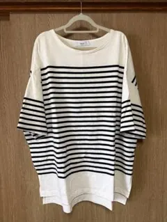 Discoat ボーダー 半袖 Tシャツ フリーサイズのサムネイル