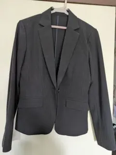 ニッセン 紺 スカート スーツセット 7号 ウォッシャブル ストレッチ