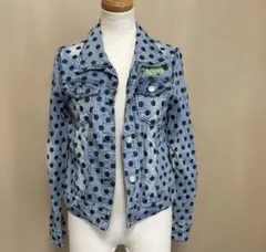水玉模様デニムジャケット Ziddy Miracle