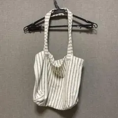 ストライプ　トートバッグ