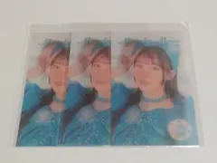 真中まな　レンチキュラーカード　3枚セット