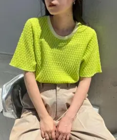 チャオパニックティピー ぽこぽこカットジャガードTEEのサムネイル