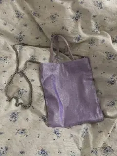ZARA キラキラバッグ
