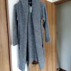 クリーニング済！ROSSOフード付きコーディガン