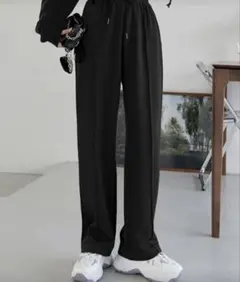 ダークグレー スウェット ジョガーパンツ