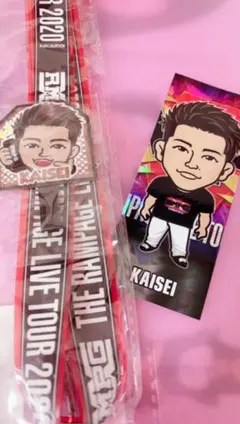 武知海青 ネックストラップ 千社札セット