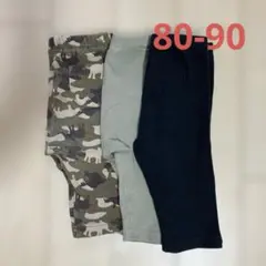 UNIQLO 西松屋　短めレギンス3点セット