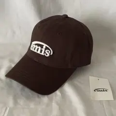 EMIS エミス ロゴキャップ 韓国 人気 ブラウンのサムネイル