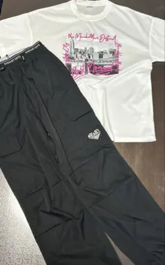 Tシャツ　カーゴパンツ　160 女児　2点セット
