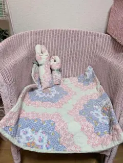 アンティークキルト☆マルチカバー＆うさぎちゃん