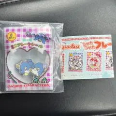 サンリオ ガチャ シャカシャカフレークシール風チャーム タキシードサム