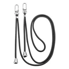 【２口タイプ】 ネックストラップ ショルダーストラップ ブラック