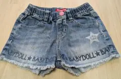 BABYDOLL ベビードール デニム ショートパンツ 110 星柄