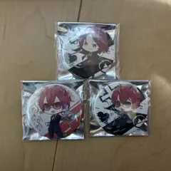 ひきフェス 缶バッジ あらき となりの坂田。