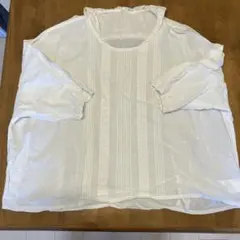 サマンサモスモス　セーラー襟七分袖ブラウス