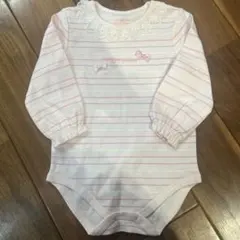 新品未使用　メゾピアノ　長袖ロンパース 80㎝