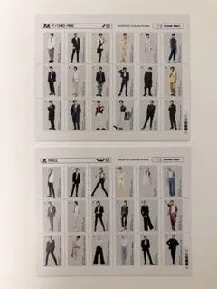 SnowMan ベストアルバム 通常盤特典 衣装カード 【阿部亮平, ラウール】