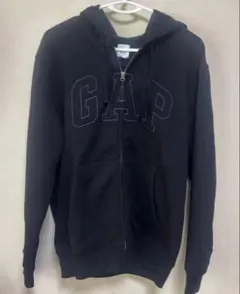 GAP ブラック　ジップパーカー XS