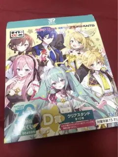 39の日くじ　D賞　クリアスタンド 初音ミク