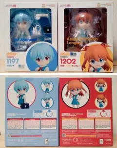 新品・未開封 ねんどろいど 綾波レイ 式波アスカラングレー 2個セット