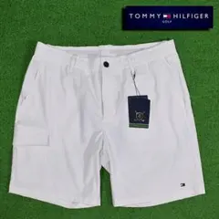 TOMMY HILFIGER GOLF ハーフパンツ【ホワイト/LL】新品！のサムネイル