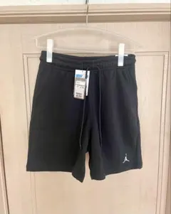 【新品・未使用】Jordan 黒 ショートパンツ Mサイズ　裏起毛