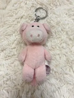 NICI ぬいぐるみ キーホルダー ブタ ピンク