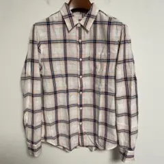 Levi's 長袖チェックシャツ ピンク系 S