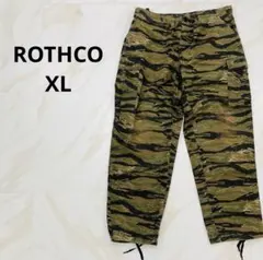 ROTHCO 迷彩 ミリタリー カーゴパンツ XL ゆるだぼ カモフラ 迷彩のサムネイル