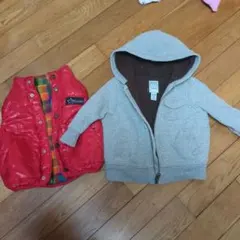 70サイズ　80サイズ　2点セット　ジャケット　上着　コート　ブルゾン　ベビー