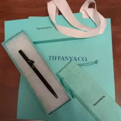 Tiffany & Co. 黒ボールペン 専用ケース付き