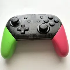 【ジャンク】任天堂スイッチProコントローラー スプラトゥーン2 純正 プロコン