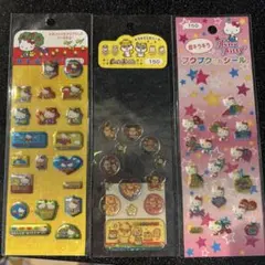 【希少・当時物】サンリオ シール 3点セット ハローキティ コロコロクリリン