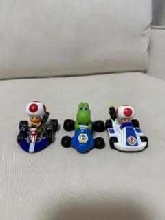 マリオ　ミニカートフィギュア 3体セット