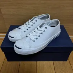 23cm converse コンバース ジャックパーセル ホワイト レザー