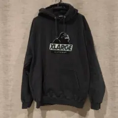 XLARGE ゴリラ刺繍 ブラックパーカー