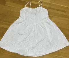 新品未使用 SHEIN ホワイトキャミワンピース