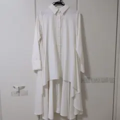 ROYAL PARTY ホワイト シャツワンピース