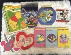 ディズニーリゾート　メモ帳8点セット　※バラ売り可