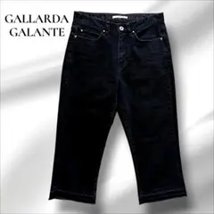 COLLAGE GALLARDAGALANTE　クロップドデニム　ブラックのサムネイル