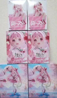 初音ミク 桜ミク プライズ フィギュア 7点 まとめ売り - メルカリ