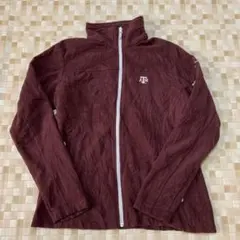 コロンビア Columbia ジップ フリース レディース 古着 企業ロゴ