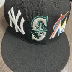 MLB ロゴ刺繍キャップ ニューヨーク・ヤンキース